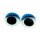 Wackelaugen blaue Wimpern 20mm Selbstklebend